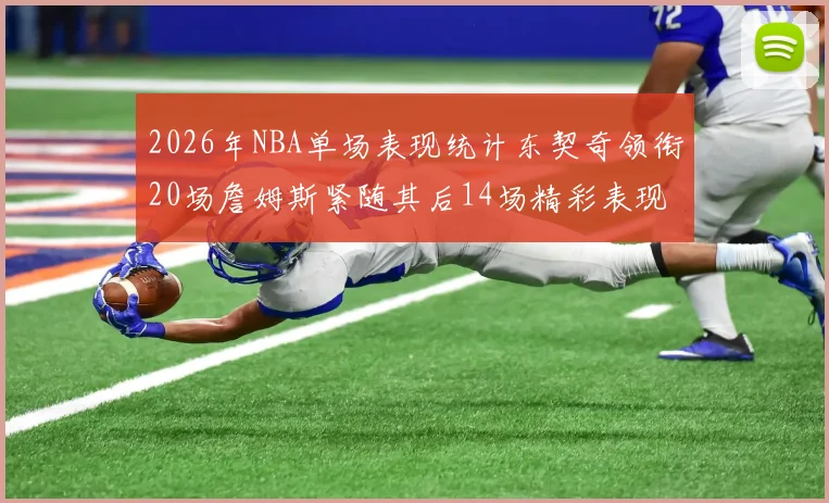 2026年NBA单场表现统计东契奇领衔20场詹姆斯紧随其后14场精彩表现